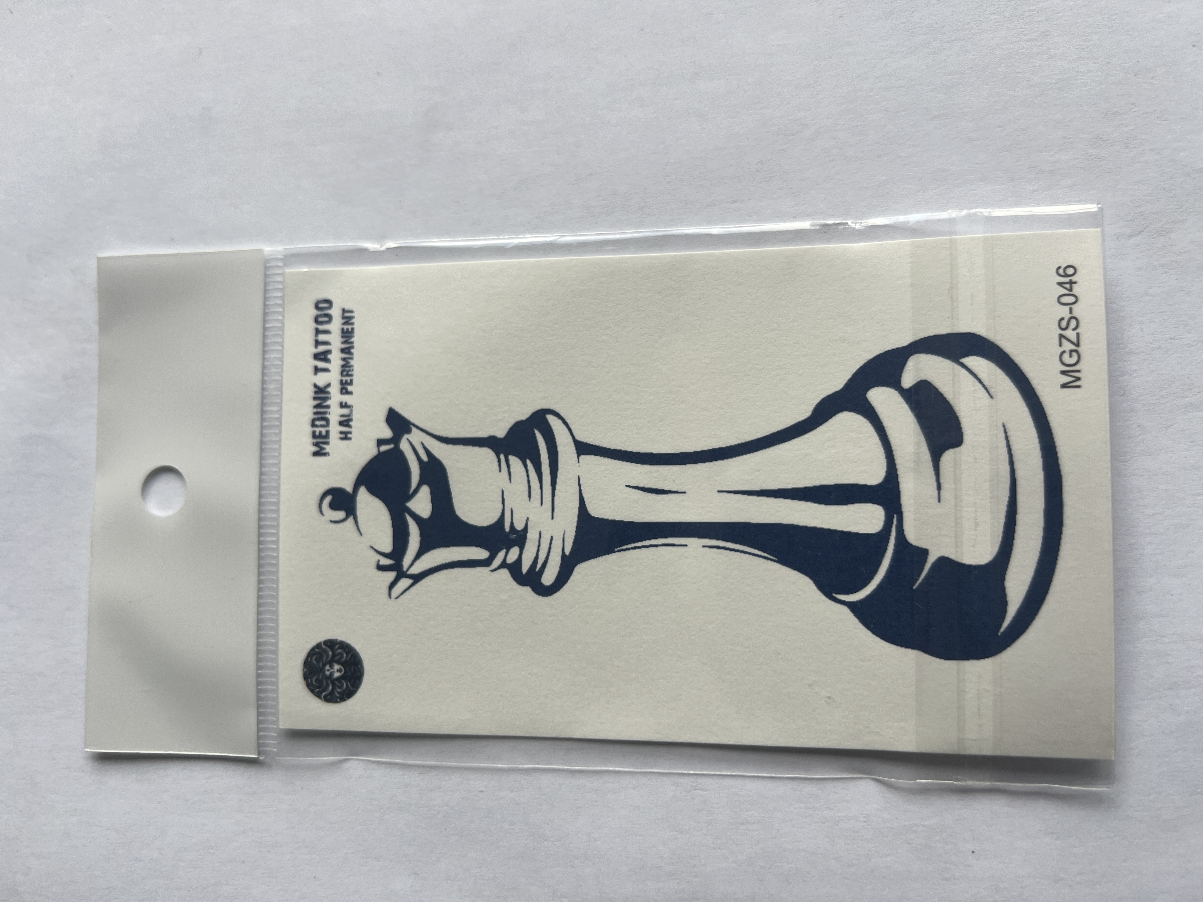 Kale Satranç 11x8 cm Yarı Kalıcı Geçici Dövme Yapıştırma Dövme
