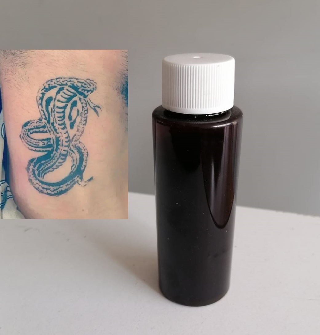 Dark Blue Gerçek Dövme Rengi 70 ML Airbrush Boyası
