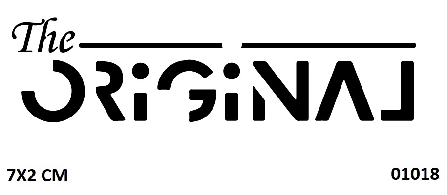 Original Yazı Sembolü Geçici Dövme Deseni