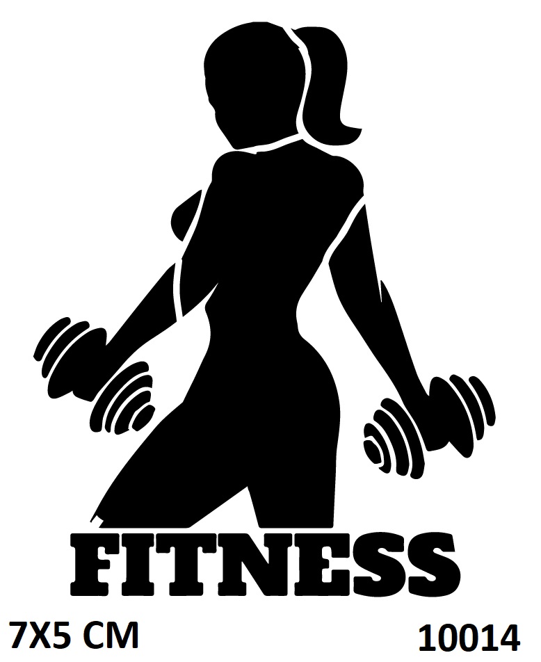 Fitness Sporcu Modeli Geçici Dövme Şablonu