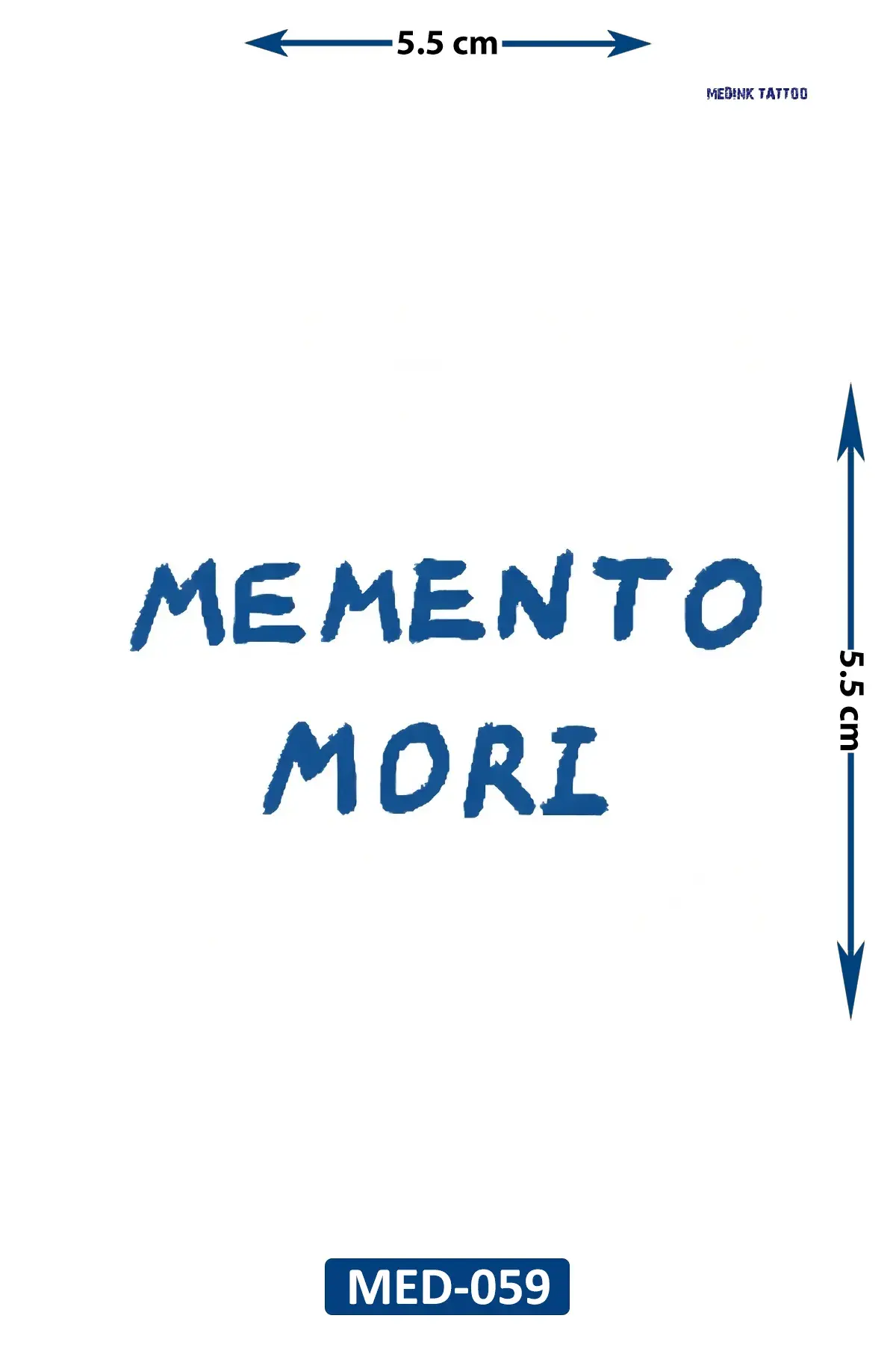 Momento Mori 5 cm Minimal geçici Dövme Yarı Kalıcı Geçici Dövme