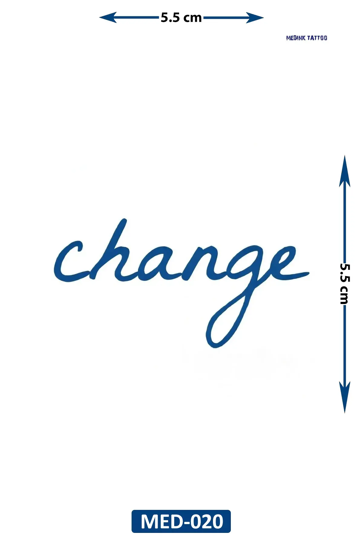 Change 5 cm Minimal geçici Dövme Yarı Kalıcı Geçici Dövme