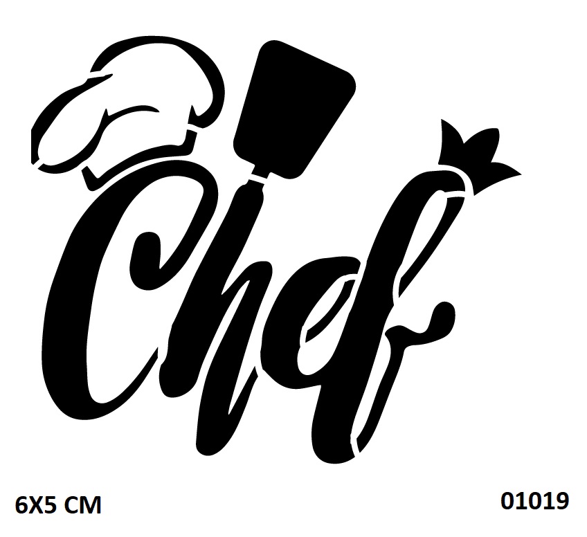 Chef Dövmesi Sembolü Geçici Dövme Deseni