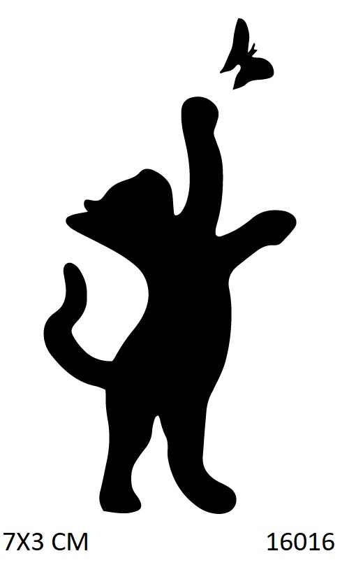 Yavru Kedi Geçici Dövme Şablonu