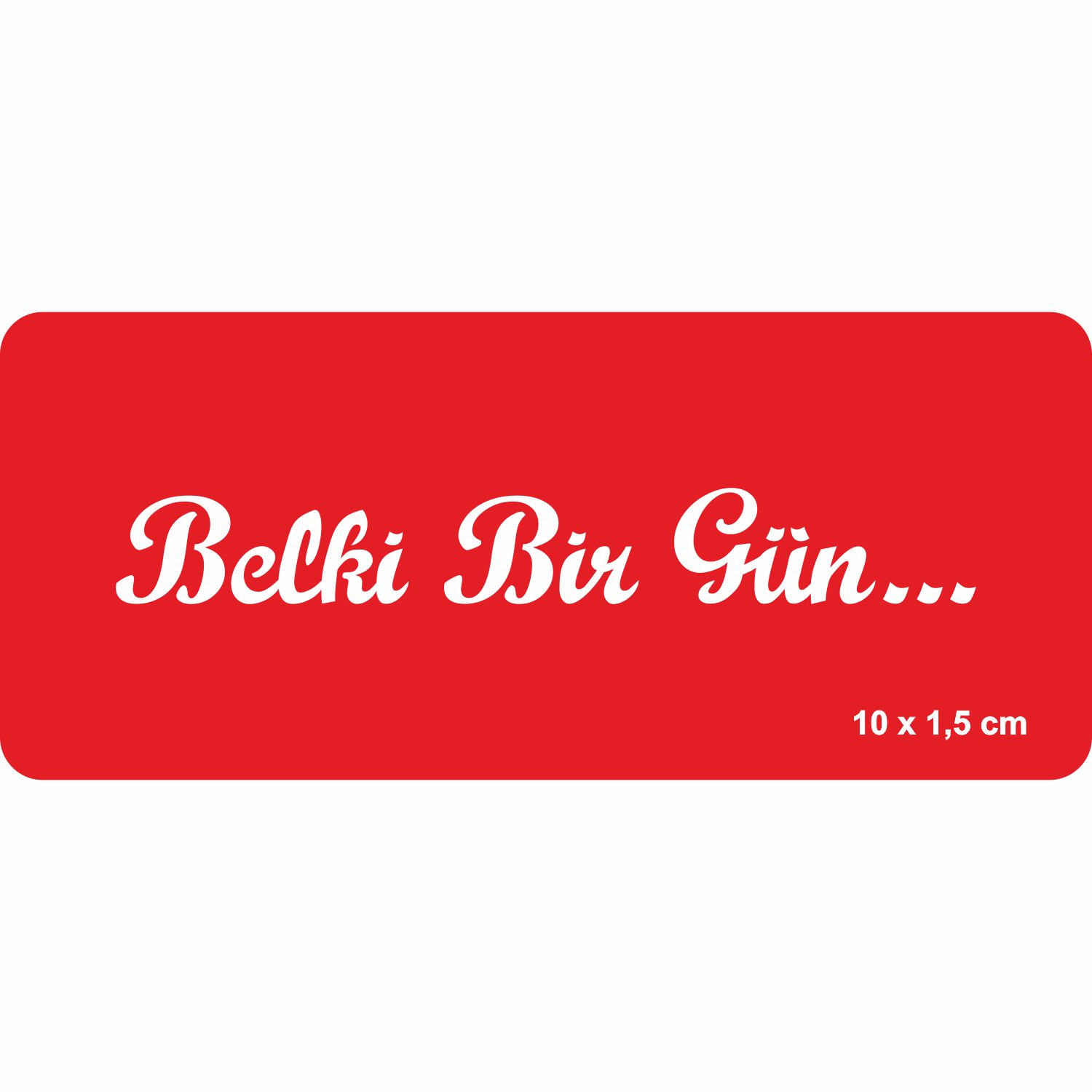 Belki Bir Gün Tattoo Geçici Dövme Şablonları Kına Kalıpları