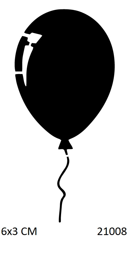 Balon  Geçici Dövme Şablonu
