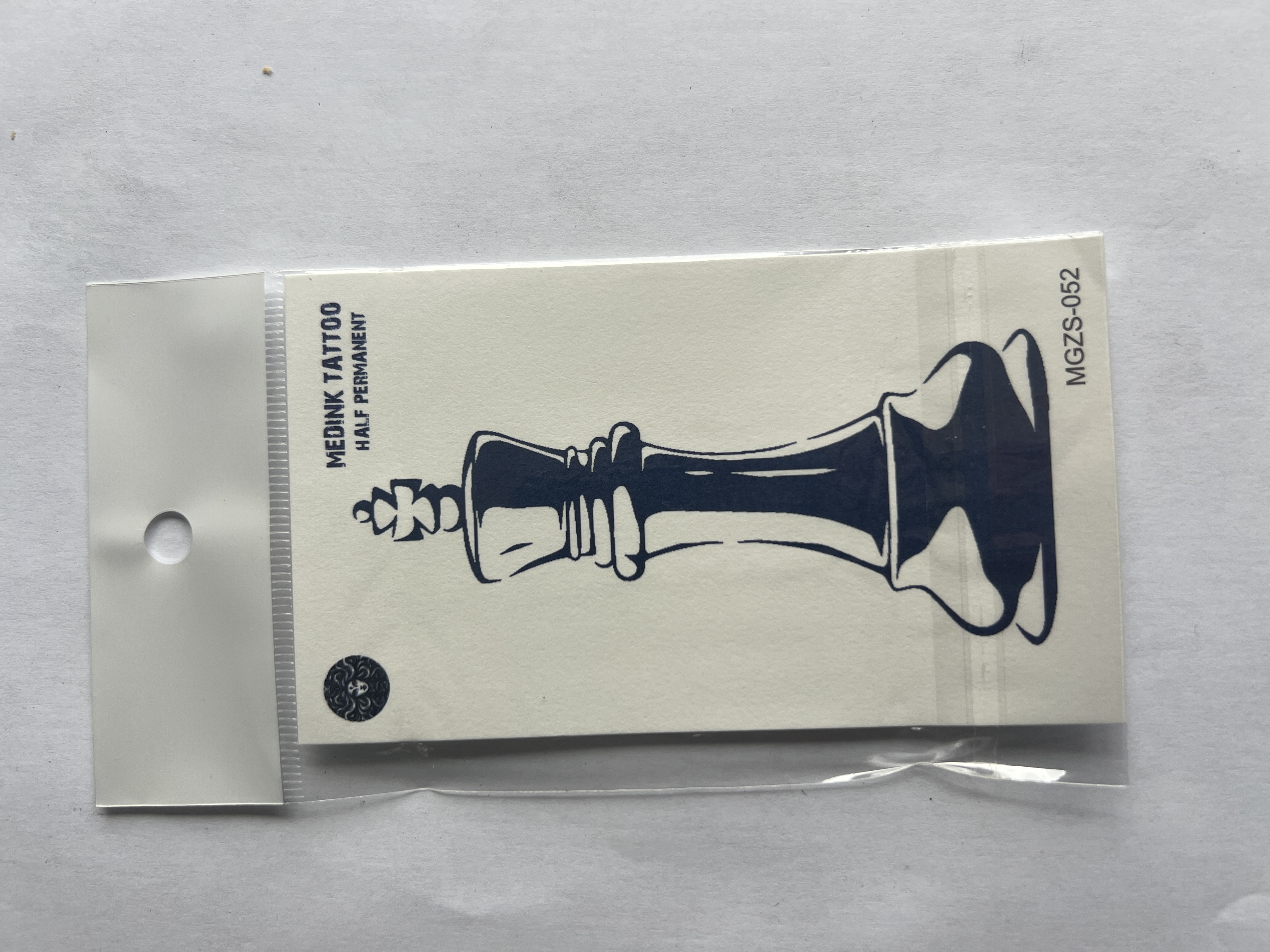 Satranç Minimal 11x8 cm Yarı Kalıcı Geçici Dövme Yapıştırma Dövme