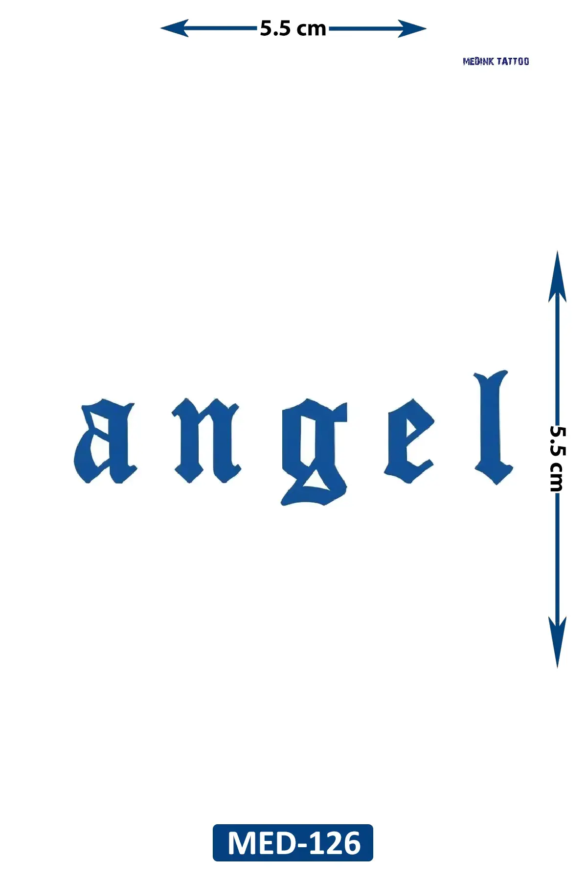 Angel 5 cm Minimal geçici Dövme Yarı Kalıcı Geçici Dövme