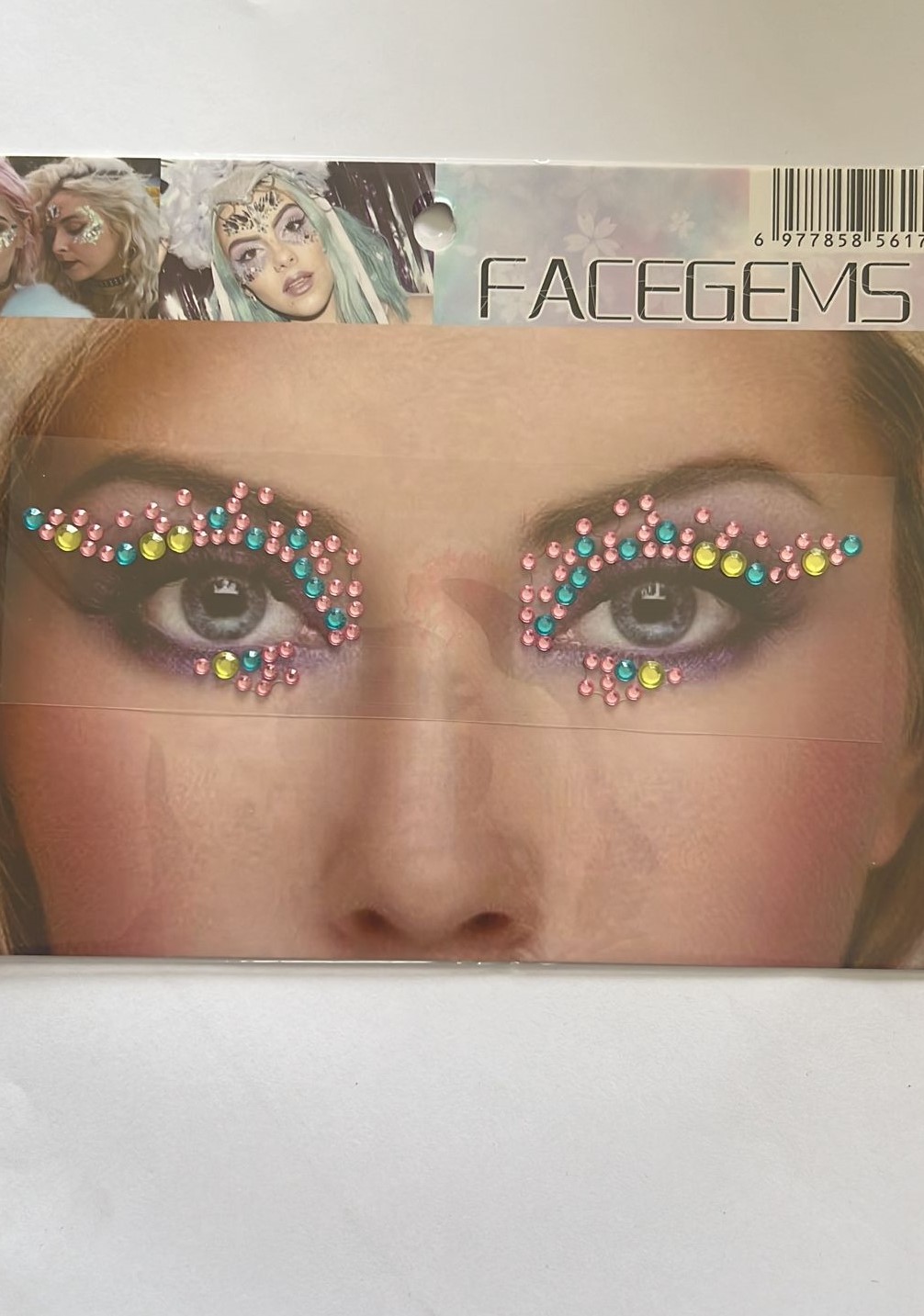 Face Gems Kristal Yüz Taşı Model 27