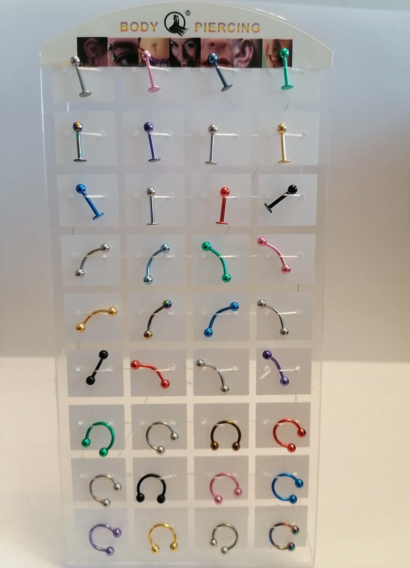36 Adet Birden Karışık Desen Piercing