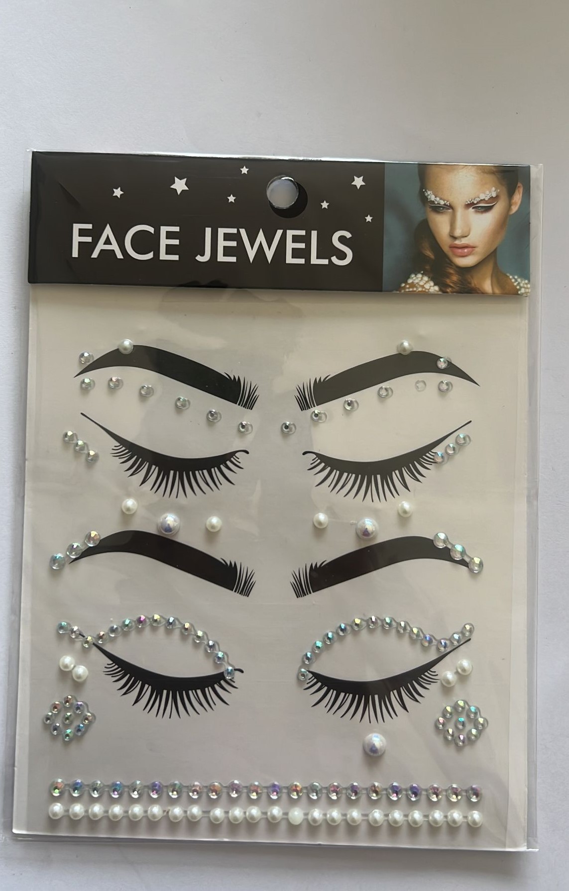 Face Gems Kristal Yüz Taşı Model 20