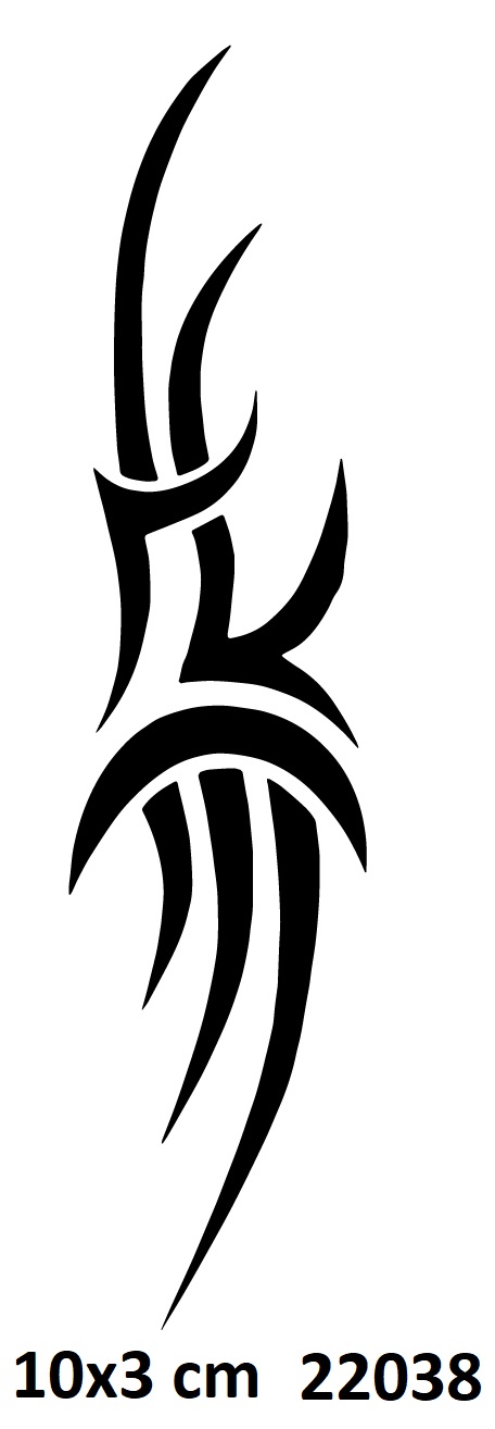 Tribal Büyük Kol Dövmesi Geçici Dövme Deseni