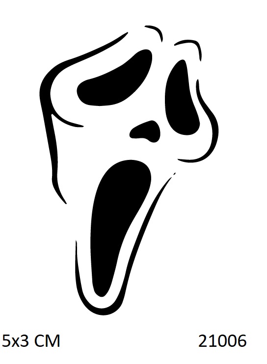 Maske Geçici Dövme Şablonu