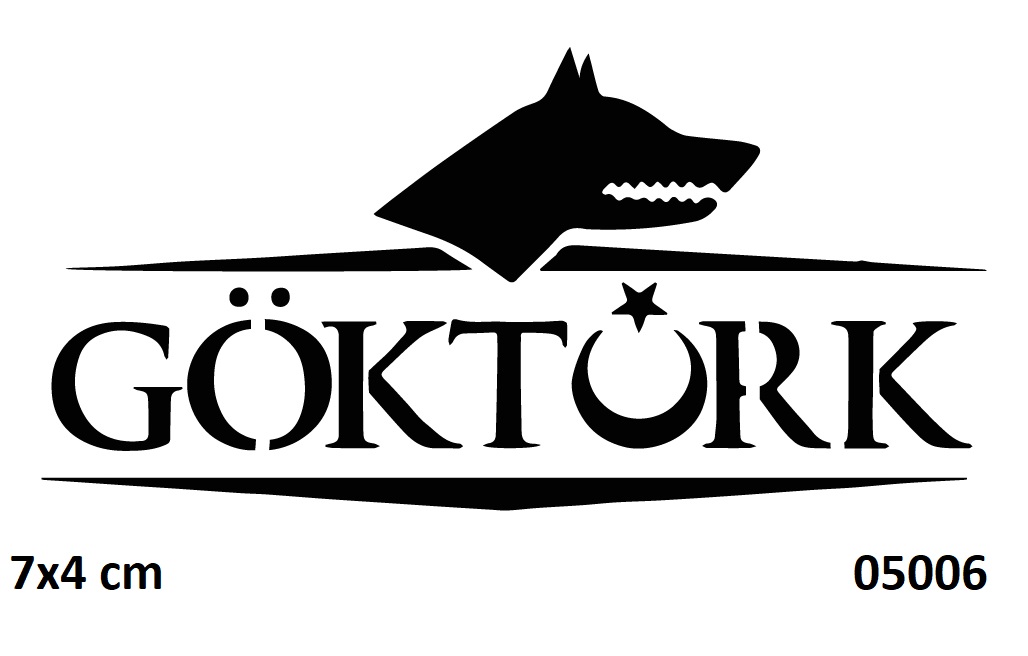 Göktürk Yazısı Geçici Dövme Şablonu