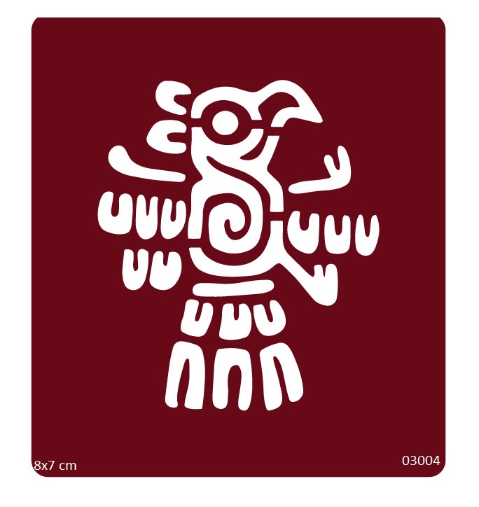 Maori Kabile Motifleri Geçici Dövme Şablonu