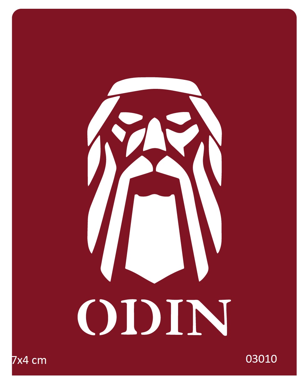 Antik Tanrı Odin Geçici Dövme Deseni