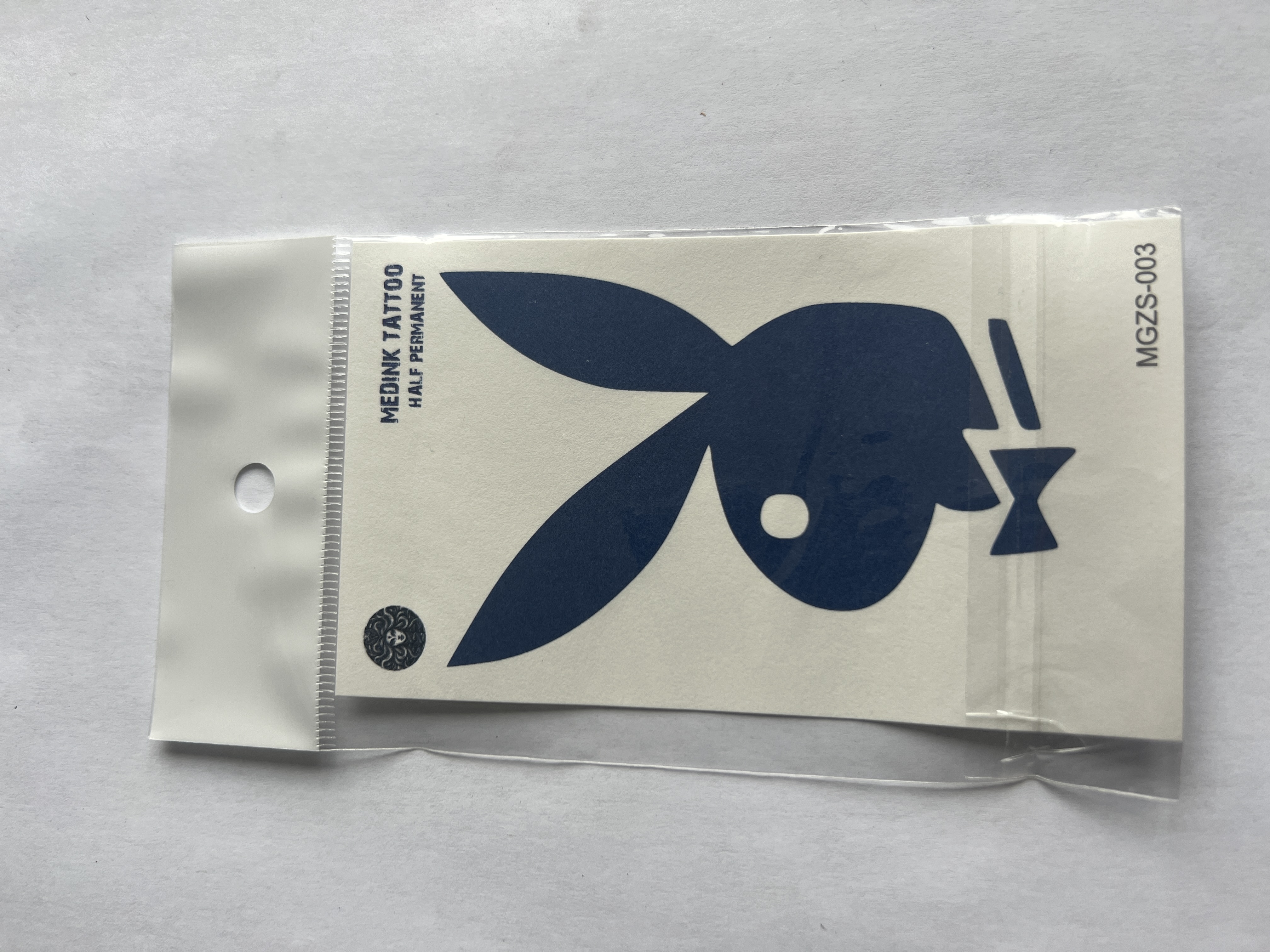 Aşk Tavşanı 11x8 cm Yarı Kalıcı Geçici Dövme Yapıştırma Dövme