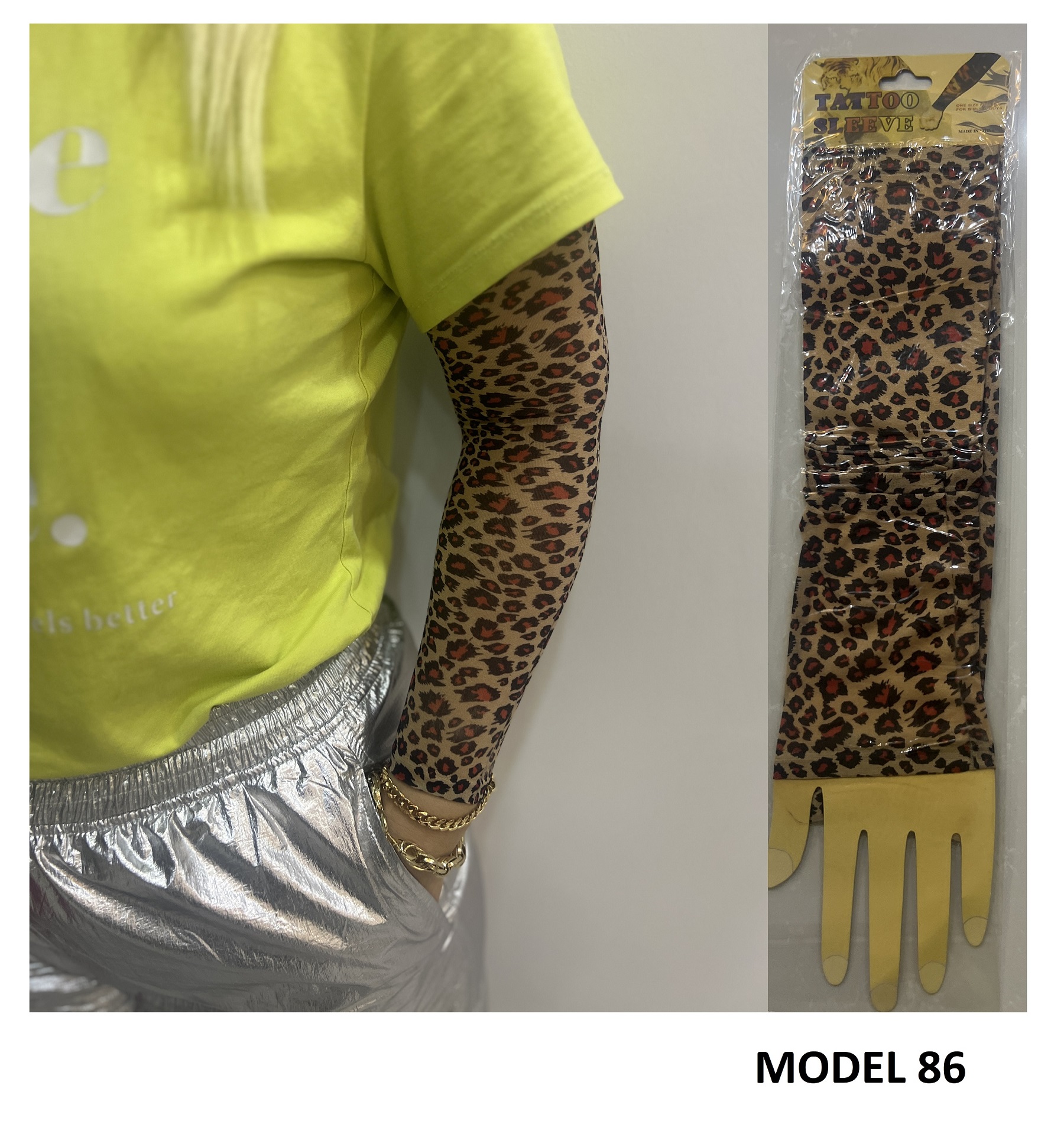 Giyilebilir Dövme Çift Kol 2 Adet Kol Çorap Dövmesi Sleeve tattoo Model86