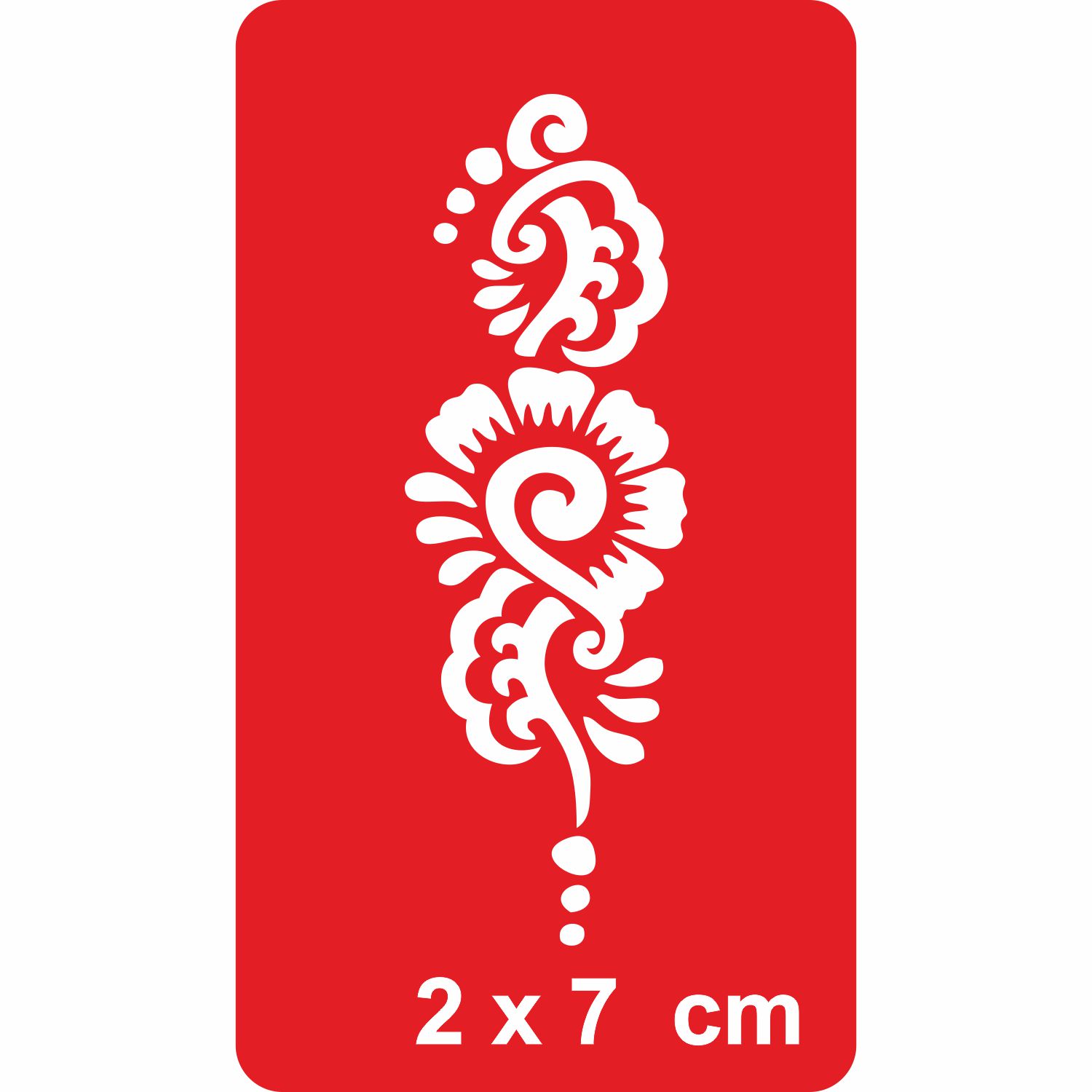 Arabesk Çiçek Tattoo Geçici Dövme Şablonları Kına Kalıpları