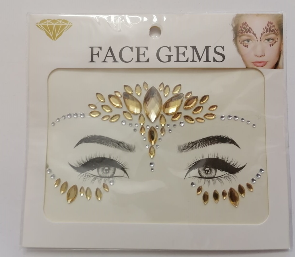 Face Gems Yüz Taşı Model4