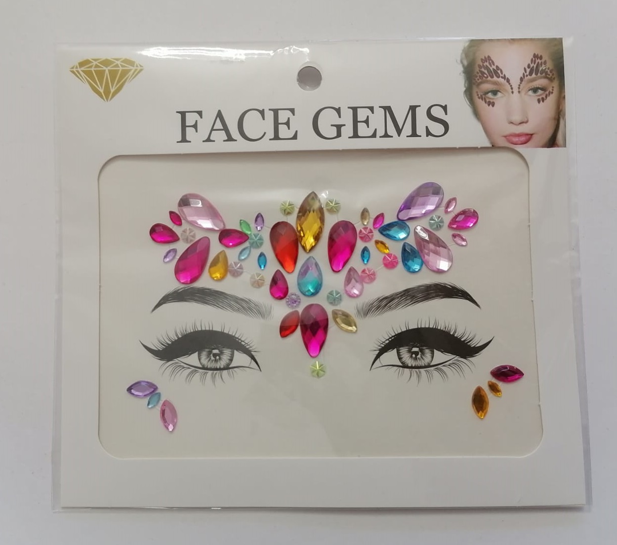 Face Gems Yüz Taşı Model1