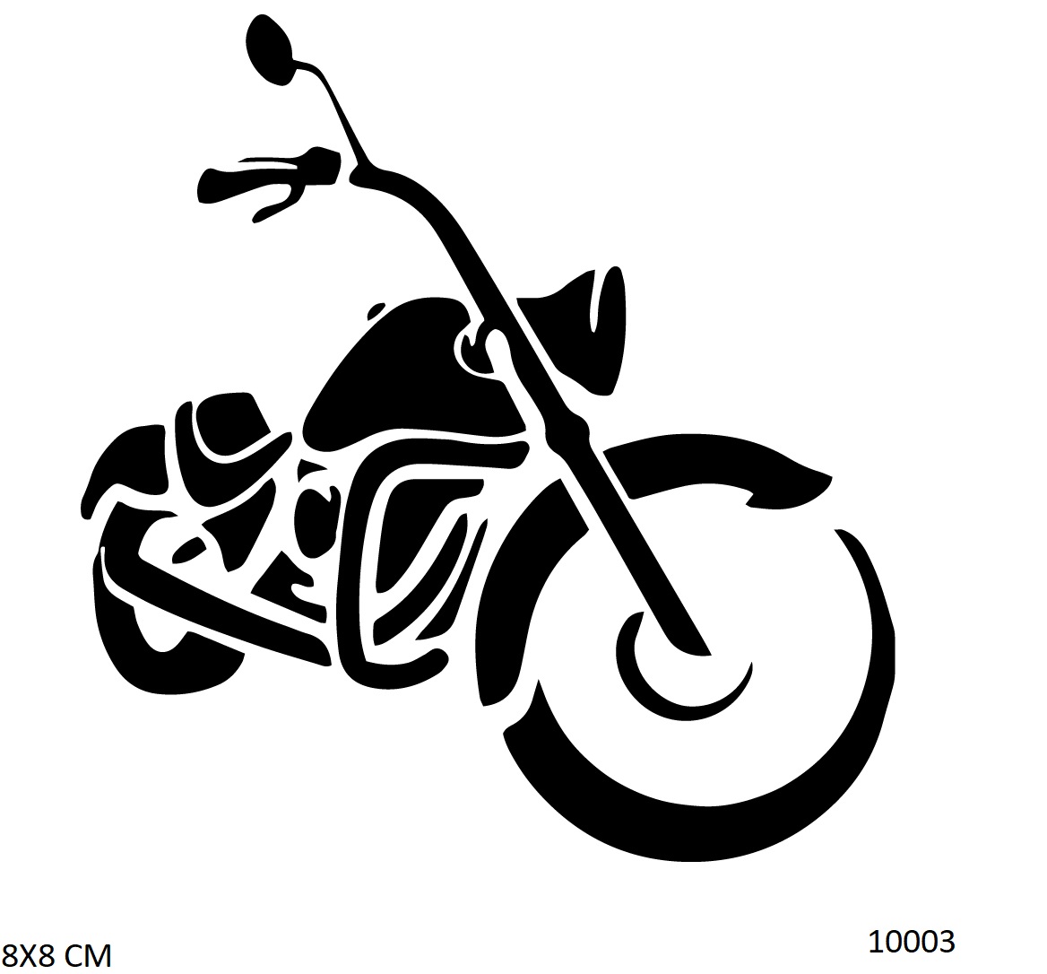 Motor Geçici Dövme Şablonu