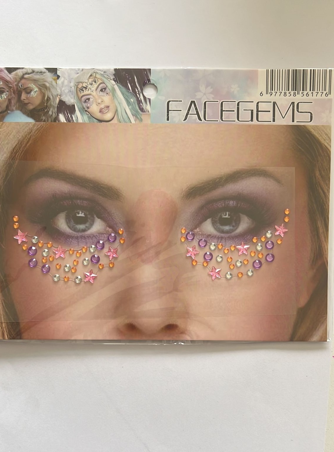 Face Gems Kristal Yüz Taşı Model 28