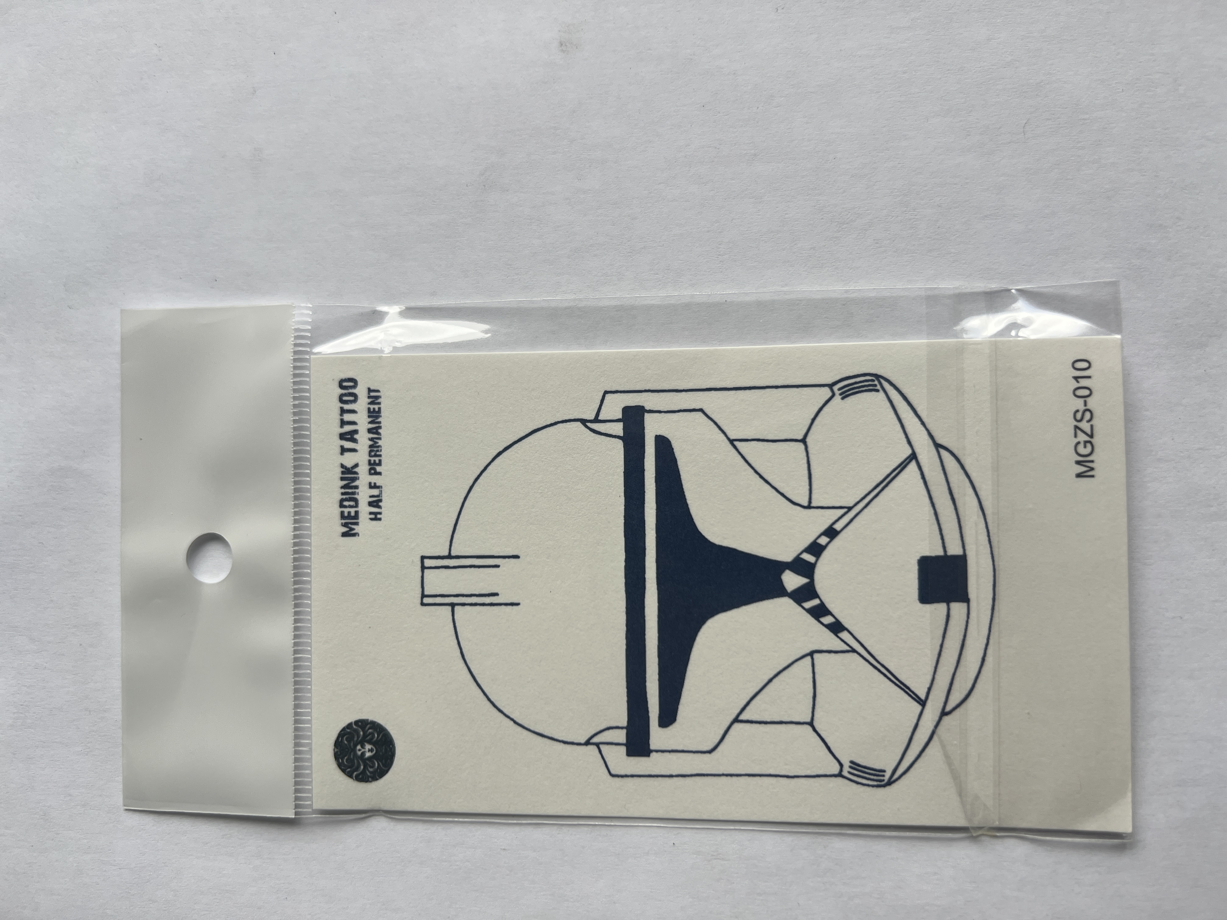 Maske 11x8 cm Yarı Kalıcı Geçici Dövme Yapıştırma Dövme