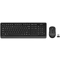 A4 Tech FG1010 Q Kablosuz MM Klavye Mouse Gri