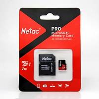 Netac 128G MicroSDXC V30/A1/C10 NT02P500PRO-128G-R