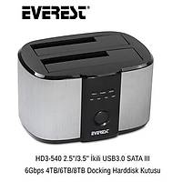 Everest HD3-540 USB3.0 2.5''/3.5'' Hdd Docking