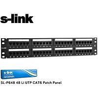 S-Link SL-P648 48 Li UTP CAT6 Patch Panel