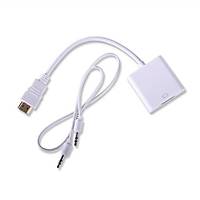 Qport Q-Hd-Vgj  Hdmi To Vga evirici + Ses Girili