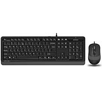 A4 Tech F1010 MM Klavye Mouse Set Gri USB