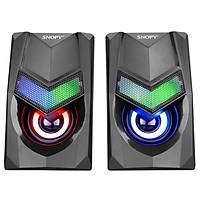 Snopy SN-X25 RGB Ikl 3W*2 Siyah USB Speaker