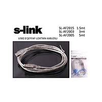 S-Link 1,5 mt USB2.0 Uzatma Kablo SL-AF2015