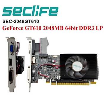 Seclife GT610 2GB 64Bit DDR3 16X