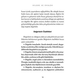 Ailede ve Okulda Deerler Eitimi