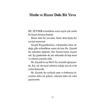 Peygamberimizin Mutlu Yuvas�-2 / HAZRET� ZEYNEB / Babas�n�n S�s� / Hilal �elikkol Kara