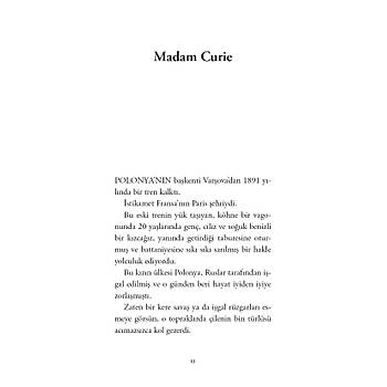 MARIE CURIE / lham Verenler 3 - Sevgi Baman
