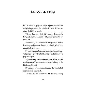Peygamberimizin Mutlu Yuvas�-3 / HAZRET� F�TIMA / G�l Goncas� / Hilal �elikkol Kara