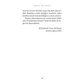�rnek �nsanlar - Ali �ank�r�l� - Cem Ali Yaman