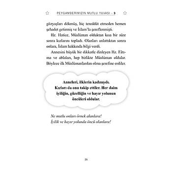Peygamberimizin Mutlu Yuvas�-3 / HAZRET� F�TIMA / G�l Goncas� / Hilal �elikkol Kara