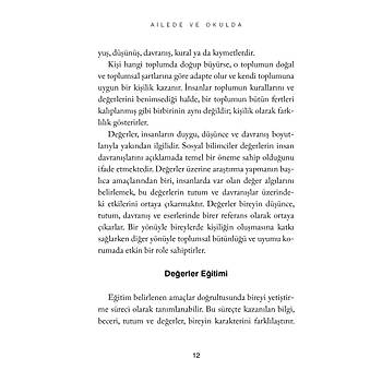 Ailede ve Okulda Deerler Eitimi