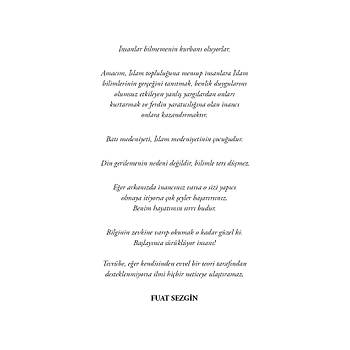 �rnek �nsanlar Dizisi - 9 / FUAT SEZG�N -Sevgi Ba�man