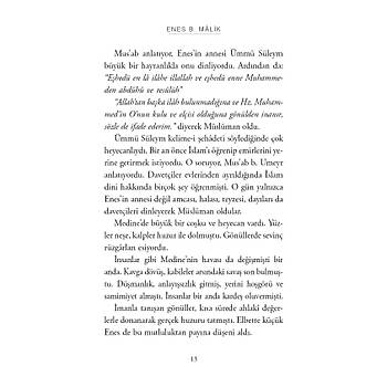 Peygamberimizin �ocuk Dostlar�-2 ENES B. M�L�K / K���k Hizmetk�r