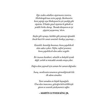 MARTN LUTHER KNG JR. / lham Verenler-5 / Sevgi Baman
