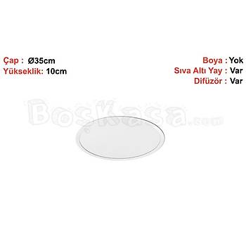 Davul (ember) Aydnlatma Sva Alt Bo Kasa / ap : 35cm / Ykseklik : 10cm