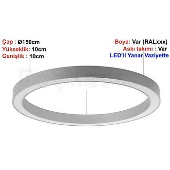 Halka (Simit) Aydnlatma Sarkt / 150cm / Ykseklik : 10cm / Genilik : 10cm