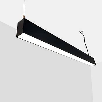 Lineer Aydnlatma Sarkt / Uzunluk : 200cm / Genilik : 52mm / Ykseklik : 82mm - SYAH